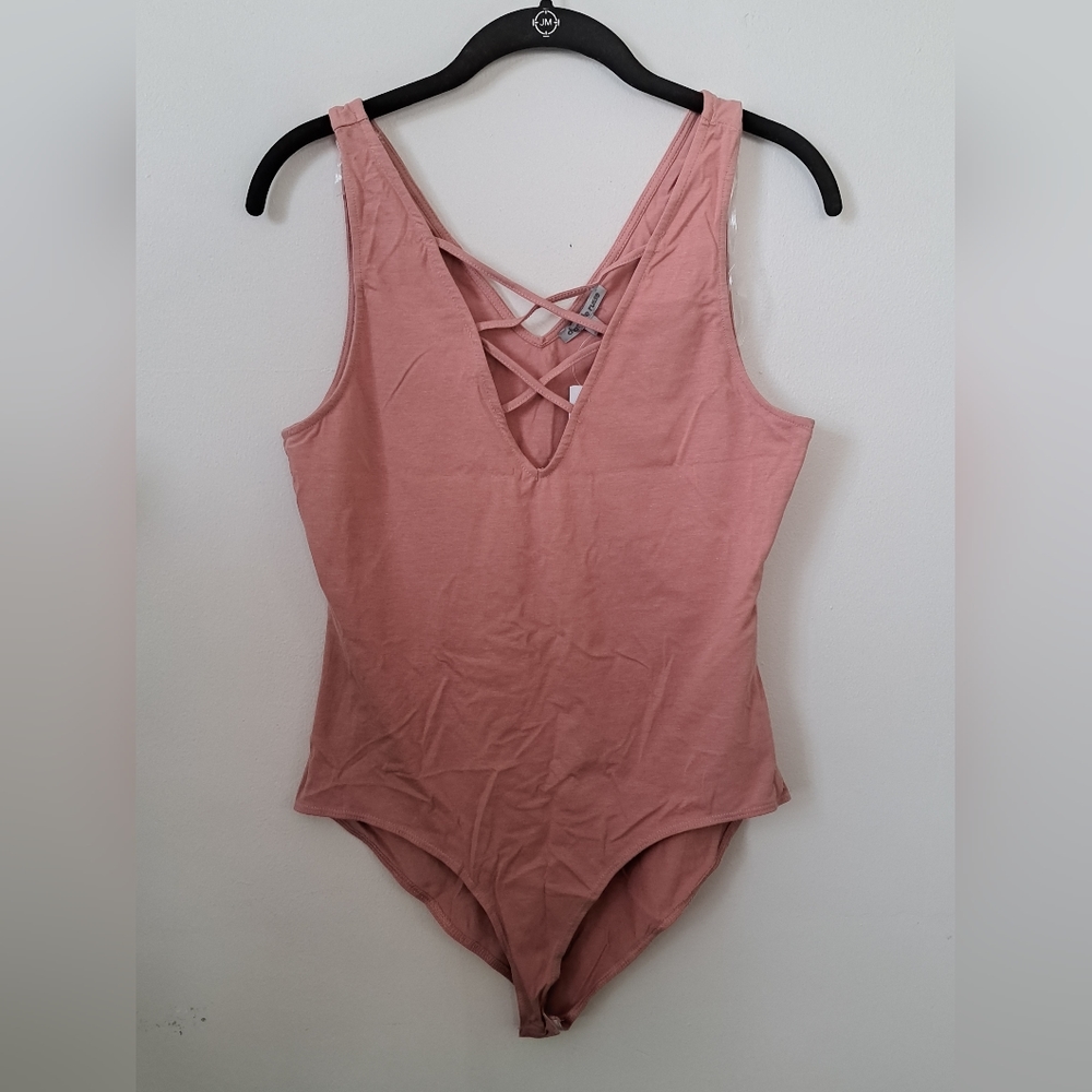 Charlotte Russe pink bodysuit